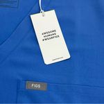 FIGS  Catarina One Pocket Womens Scrub Top Ceil Blue Shirt XXL‎ NEW *EMBROIDERED Photo 6