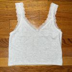 American Eagle Lace Cropped Tank Top Photo 0