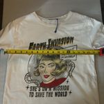 ZARA Trafaluc Earth Invasion Short Sleeve Graphic Tee S NEW Sustainable Boho Photo 4