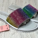 Juicy Couture  Yummy Slide Sandal in Rainbow Beaded - NWOB Photo 0