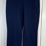 J.Crew  Remi Navy Blue Straight Leg Stretch Pants Women's Size 6 Preppy School Photo 0