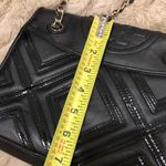 Tory Burch  Black Fleming Art Deco Diamond Quilted Crossbody Shoulder Bag Clutch Photo 10