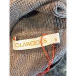 Olivaceous  NEW Small WOOL Blend Tan Brown Turtleneck Sweater Photo 4