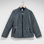 Chico's Zenergy Reversible Houndstooth Puffer Jacket Women's 0, US 4/6 Small Photo 1