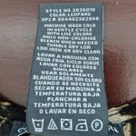 Chelsea & Theodore Leopard Print Blouse Size Medium Leopard Print Top Brown Photo 5