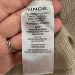 Vince . Textured Crinkle Top size Small in Hayseed Beige Long Sleeve Shirt Photo 6