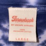 Quinnipiac University Tie Dye Long Sleeve Blue Size L Photo 1