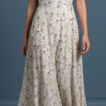 Jessakae Floral Wrap Dress Butter Yellow Sz M Short Sleeve Maxi Cottagecore Size M Photo 0