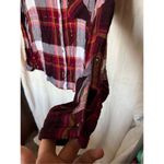 Maurice's  Multi-Colored Plaid Button Down Top Woman’s Size Medium Photo 3