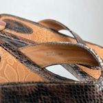 b.o.c. Born Women's Brown Snakeskin Print Thong Sandals Size 10 Photo 2