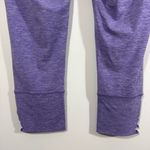 prAna  Tori Capri Cut-Out Purple Heathered Leggings Photo 7