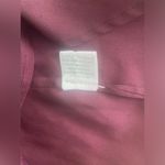 Bobi Top Womens Medium Split V-Neck Long Sleeve Plum Purple Blouse Photo 7