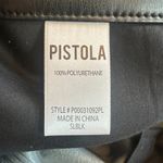 Pistola Rhea Black Faux Vegan Leather Mini Skirt Cargo Pockets Size 31 Women's Photo 12