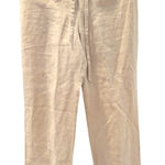 Charter Club  Linen Pants 8P Petite Classic Fit Drawstring Beige Photo 0