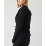 Athleta Endless Primatwill Blazer Jacket Minimalist Open Stretch Black US 20 NWT Photo 2