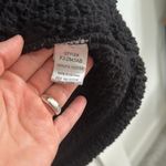 Zenana Outfitters Women's M 1/4 Zip Teddy Fleece Pullover Solid Black Comfy Cozy Lounge Photo 4