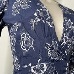 Faithfull the Brand New Faithful the Brand Carioca Navy Blue Floral Print Wrap Dress sz 2 Photo 6