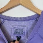 Aerie  purple pullover sweatshirt Photo 3