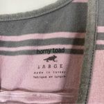 Horny Toad  | Purple Gray Stripe Casual Sleeveless Dress L Photo 3