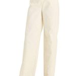 A New Day Cream High Rise Straight Denim Jeans Size 14 Photo 0