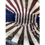 Henri Bendel  Brown Striped Tote Bag PVC Dog Walk Canvas Side Iconic Shop Photo 7