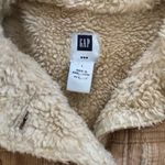 Gap Y2K Corduroy Sherpa Lined Trucker Jacket Sz L Tan Button Up Western Rodeo Photo 7