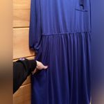 Merokeety Women’s  Blue Dress New With Tags Size XXL With Pockets Photo 3
