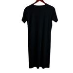 Misook Exclusively  Classic Black Knit Short Sleeve Shift Dress Size Small Photo 1