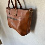 Patricia Nash  Analia Tooled Leather Tote Bag Brown Flawed Photo 3