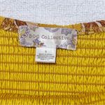 B.O.G. Collective Yellow long sleeve boho crop top. Size small Photo 4