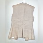 Veronica Beard  Tamara Linen Blend Vest Sandalwood Melange Size 8 Photo 7