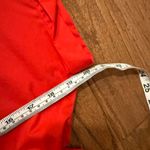 A New Day NWT red pleated gathered waist collared shirt dress M red Photo 11