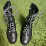 NWT E8 by MIISTA Black Leather lace Photo 2