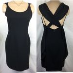 Saelee Black Vintage Sash Cocktail Occassion Mini Dress 6 Photo 1