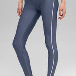 Alo Yoga  Airlift High Waist Suit Up Legging in Bluestone / White Photo 0