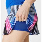 Lucky in Love Women's Neon Long Glow Skirt medium Blue Photo 4