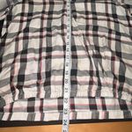 Sanctuary  Cori Smocked‎ Sleeve Blouse beige black red plaid wrap Vneck size S Photo 8