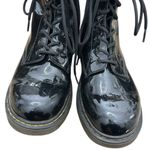 Dr. Martens  Black Patent Leather Boots woman sz 7 Photo 1