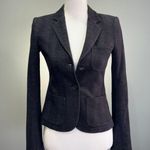 Theory CLEARANCE! Gray Herringbone Blazer Size 00 EUC Photo 0