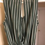 Medium Olive Green Button Down Jumpsuit Photo 3