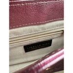 Liselle Kiss pink metallic leather clutch handbag crossbody Photo 2