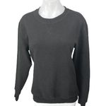 ZARA  Women's Black Long Sleeve Crew Neck Pullover Sweatshirt Sweater Top Size M Photo 0