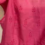 Womens Hot Bubblegum Pink Eyelet Tank Top XL Bust 40” 42” 44” Beach Barbie Photo 1