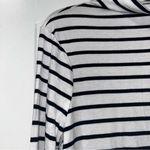 Daily Ritual Striped Top Women’s Medium Black Photo 2