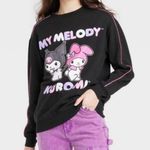 Sanrio Kuromi x My Melody Crewneck Sweatshirt Size L Cute Photo 0