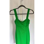 NWT ASOS DESIGN Green Bodycon Mini Dress Square Neck Spaghetti Straps Size 0 Photo 2