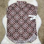 Liverpool NWT  rolled sleeve abstract blouse xs Photo 5