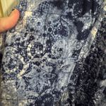 Liz & Me New Reversible Quilted Stitching Button Front Jacket Blue Plus Size 5X Photo 3