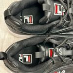 FILA Womens Sz 9 Black Disarray Sneakers Lug Soles Runners Trainers Gym Shoes Photo 6