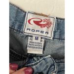 Roper Denim Maxi Skirt Cargo Pockets A Line Blue Jean Women's Size M Size M Photo 2